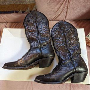Vintage Boulet Canada Women's Cowboy Boots, Size 6